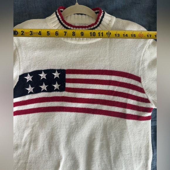 Vintage Christopher & Banks American Flag Sweater - Picture 7 of 7